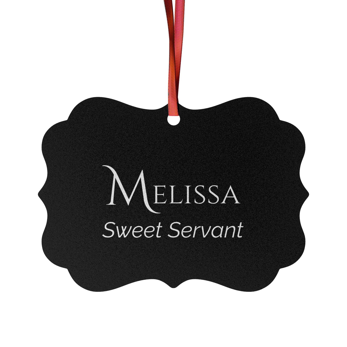 Melissa - Elegant Custom Name Meaning Ornament