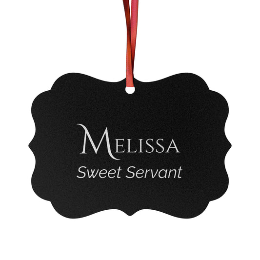 Melissa - Elegant Custom Name Meaning Ornament