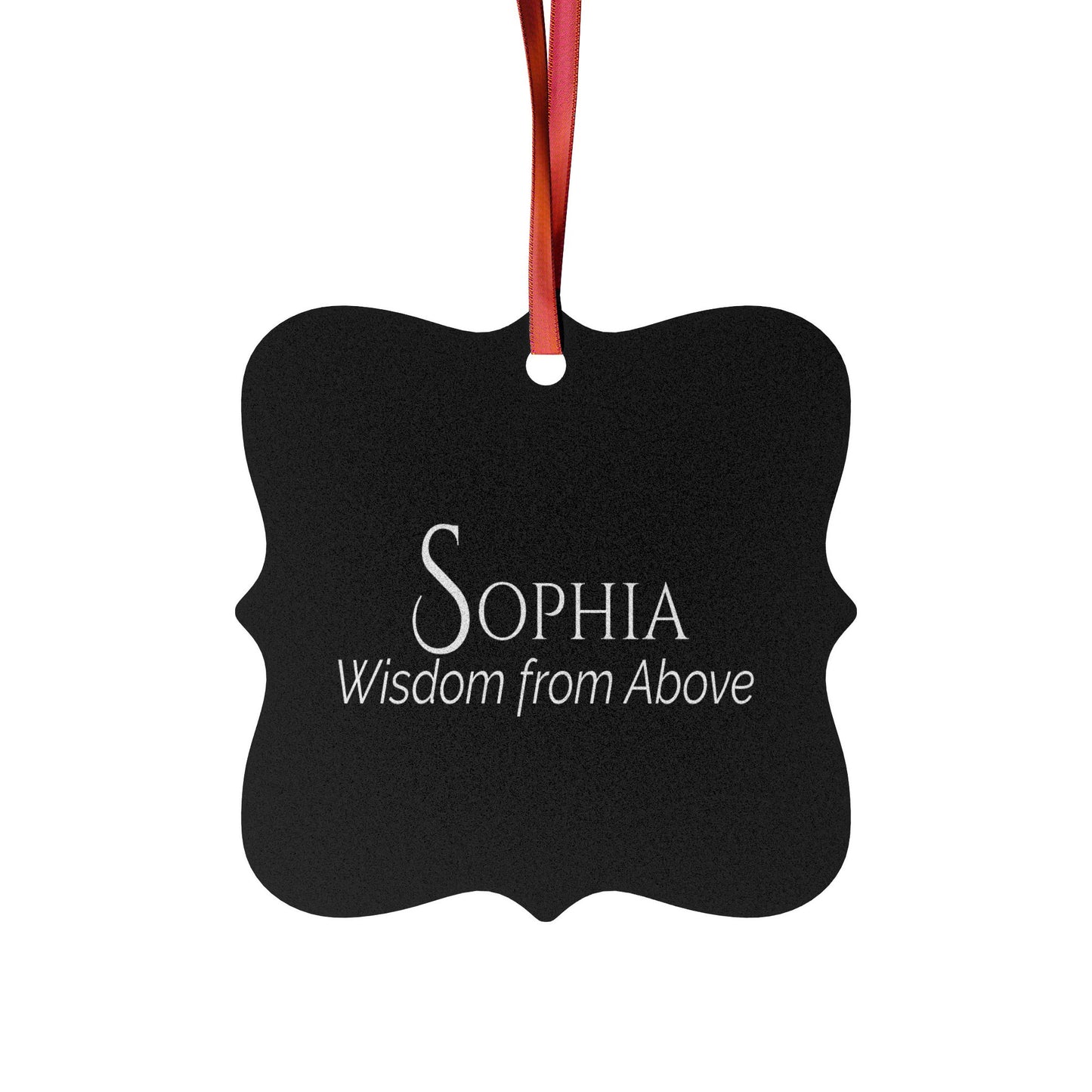 Sophia - Elegant Custom Name Meaning Ornament