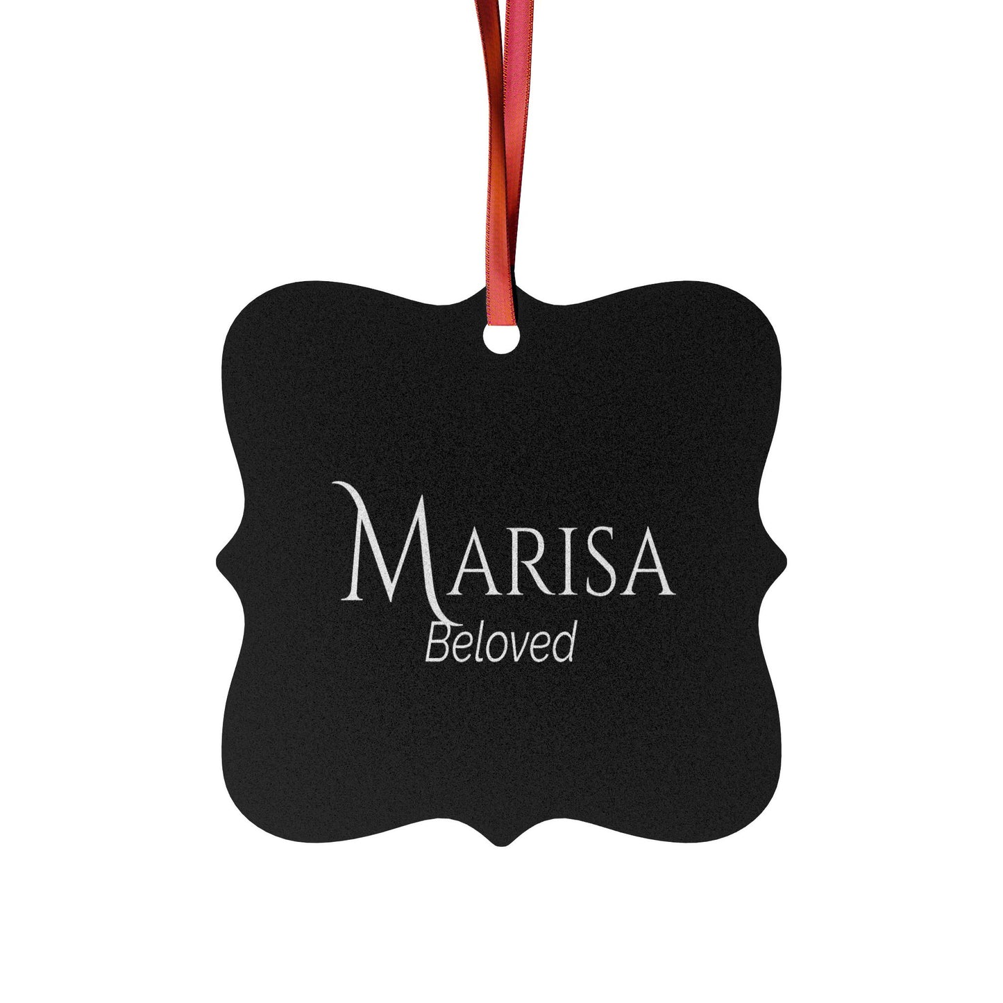 Marisa - Elegant Custom Name Meaning Ornament