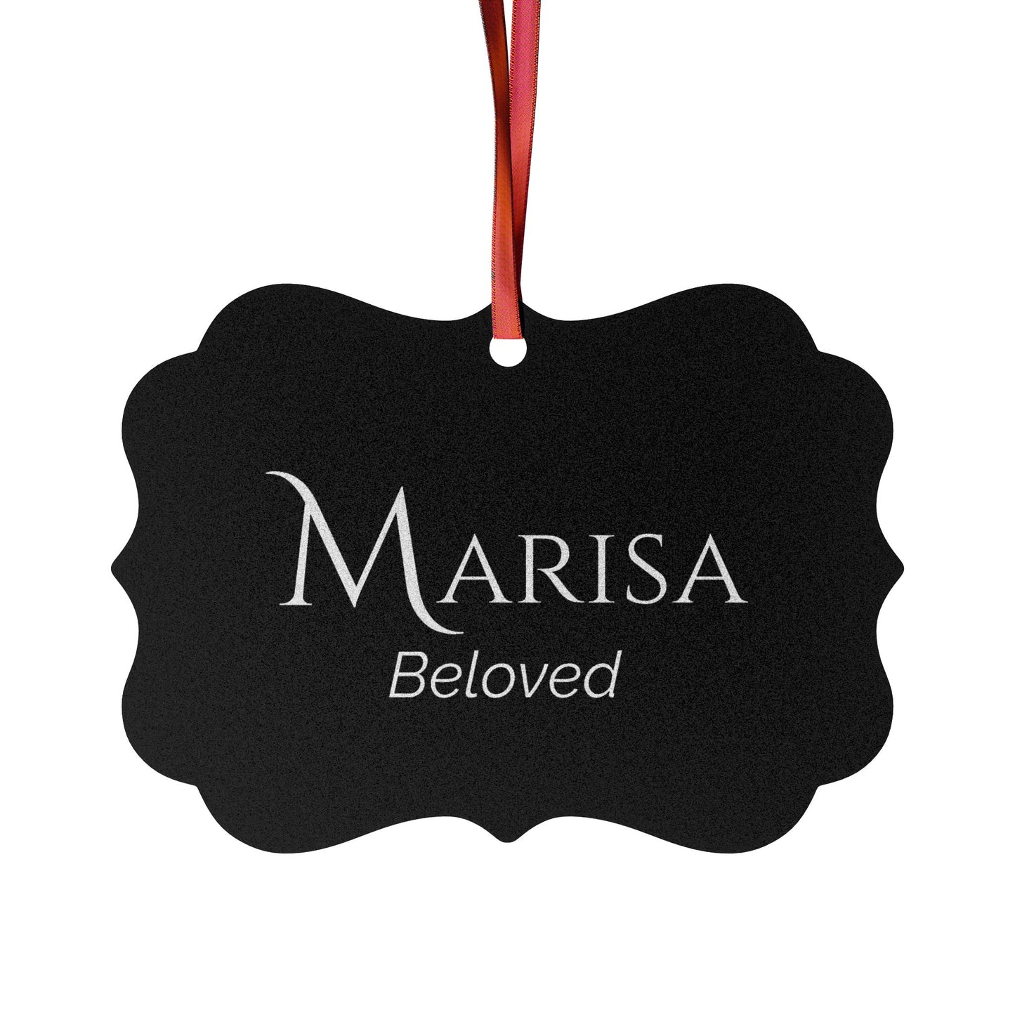 Marisa - Elegant Custom Name Meaning Ornament