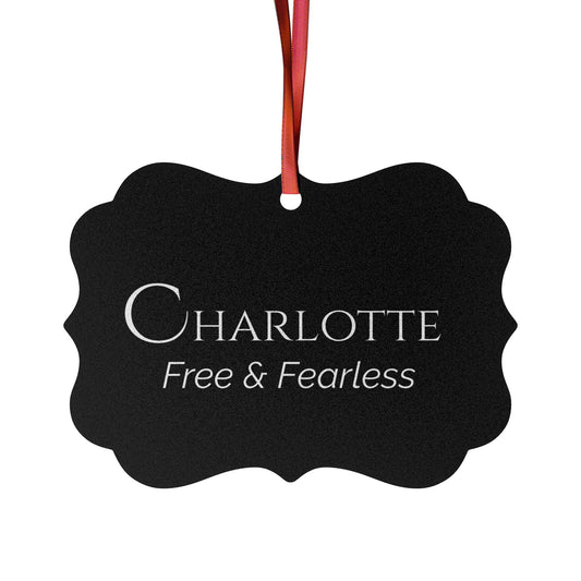 Charlotte - Elegant Custom Name Meaning Ornament