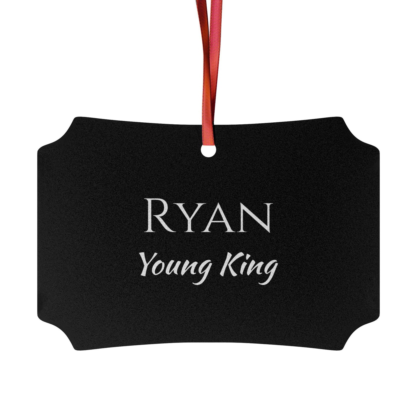 Ryan - Elegant Custom Name Meaning Ornament