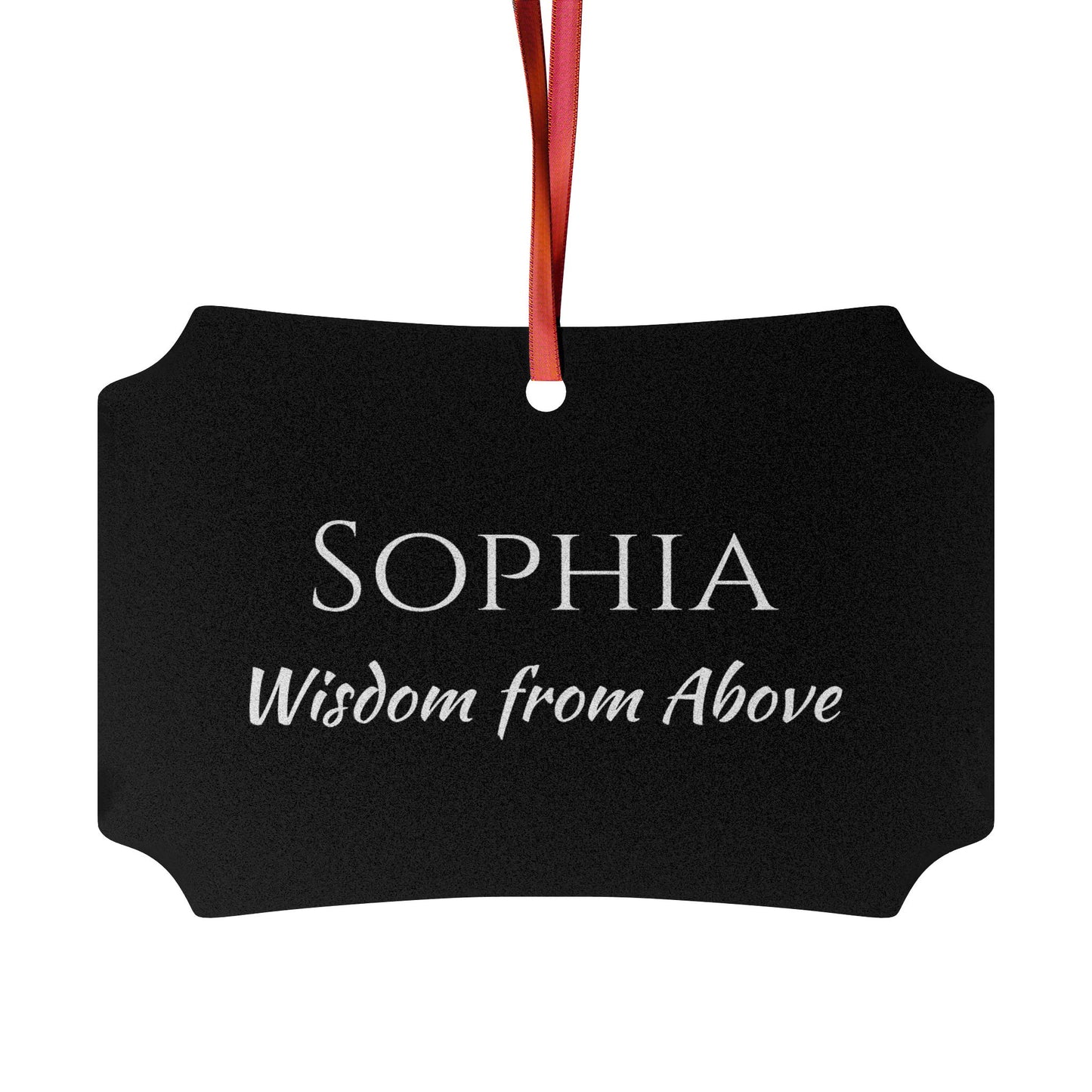 Sophia - Elegant Custom Name Meaning Ornament