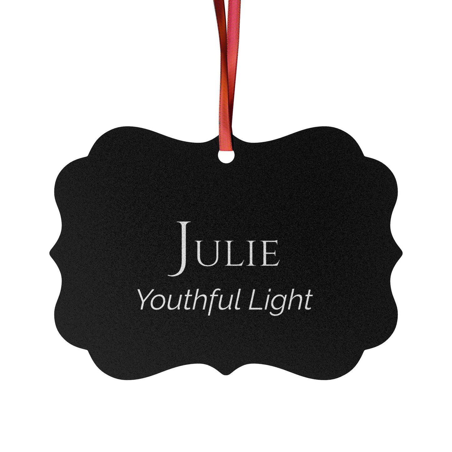 Julie - Elegant Custom Name Meaning Ornament