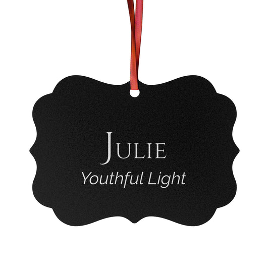 Julie - Elegant Custom Name Meaning Ornament
