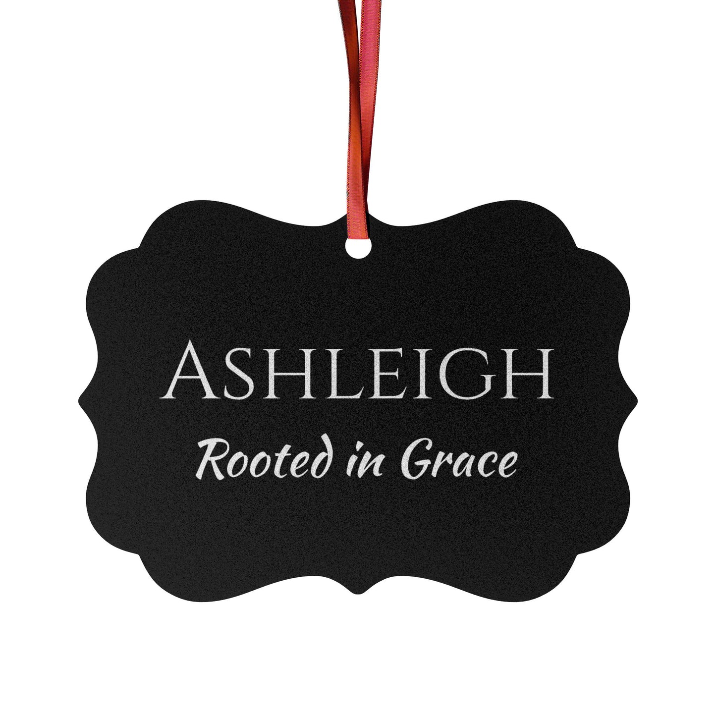 Ashleigh - Elegant Custom Name Meaning Ornament