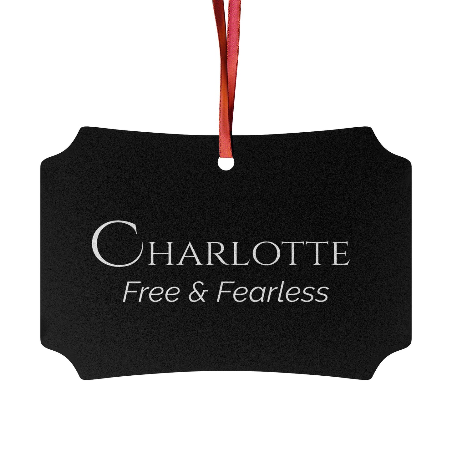 Charlotte - Elegant Custom Name Meaning Ornament