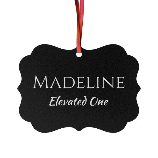 Madeline - Elegant Custom Name Meaning Ornament