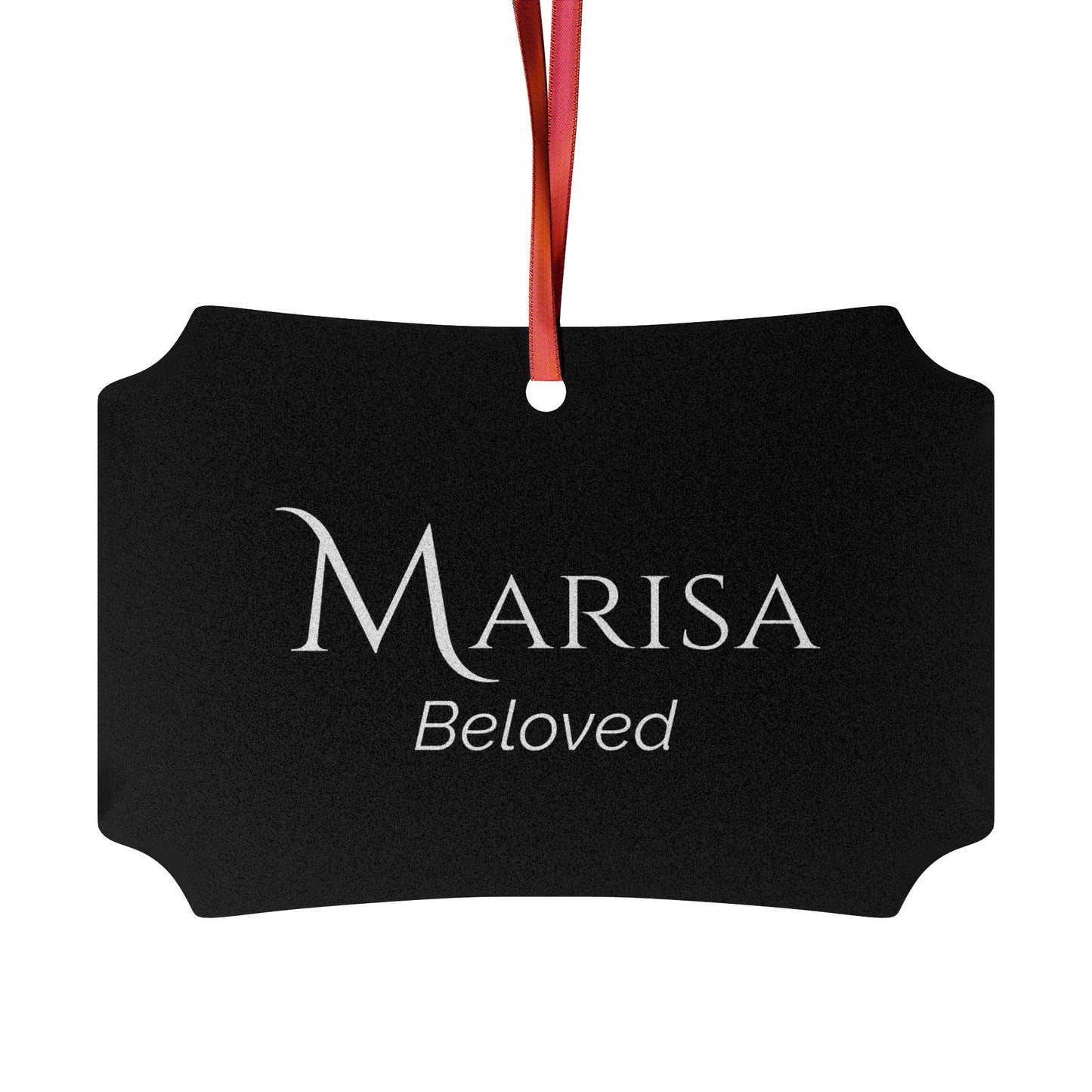 Marisa - Elegant Custom Name Meaning Ornament