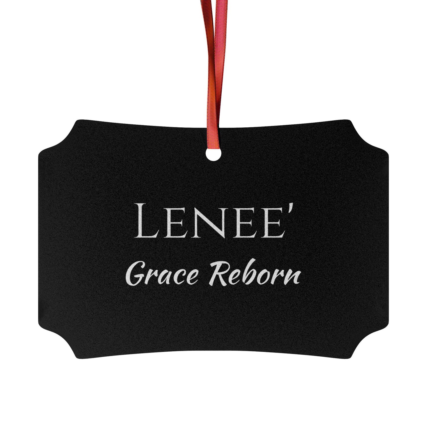 Lenee' - Elegant Custom Name Meaning Ornament