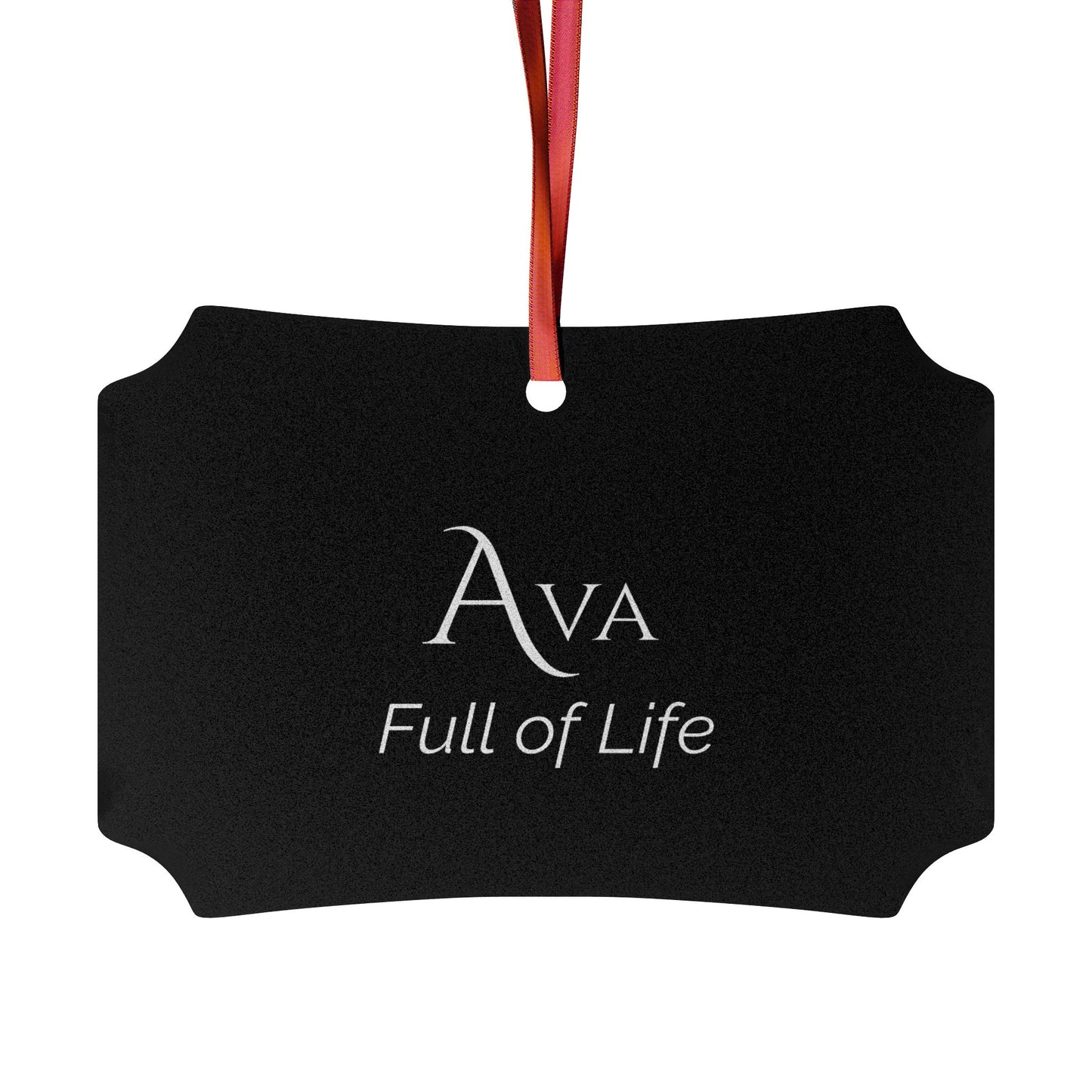 Ava - Elegant Custom Name Meaning Ornament