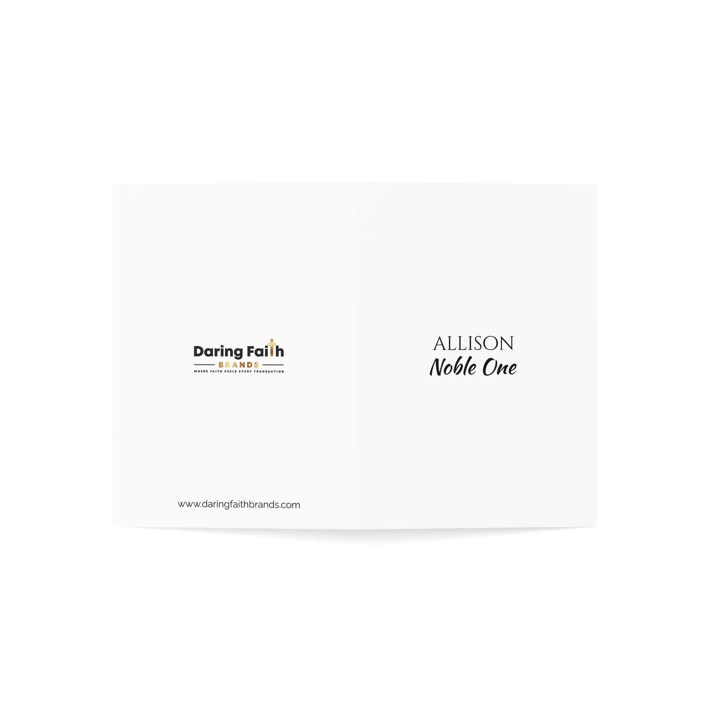 Allison - Personalized Name Meaning Card with Poem