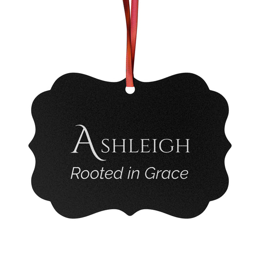 Ashleigh - Elegant Custom Name Meaning Ornament