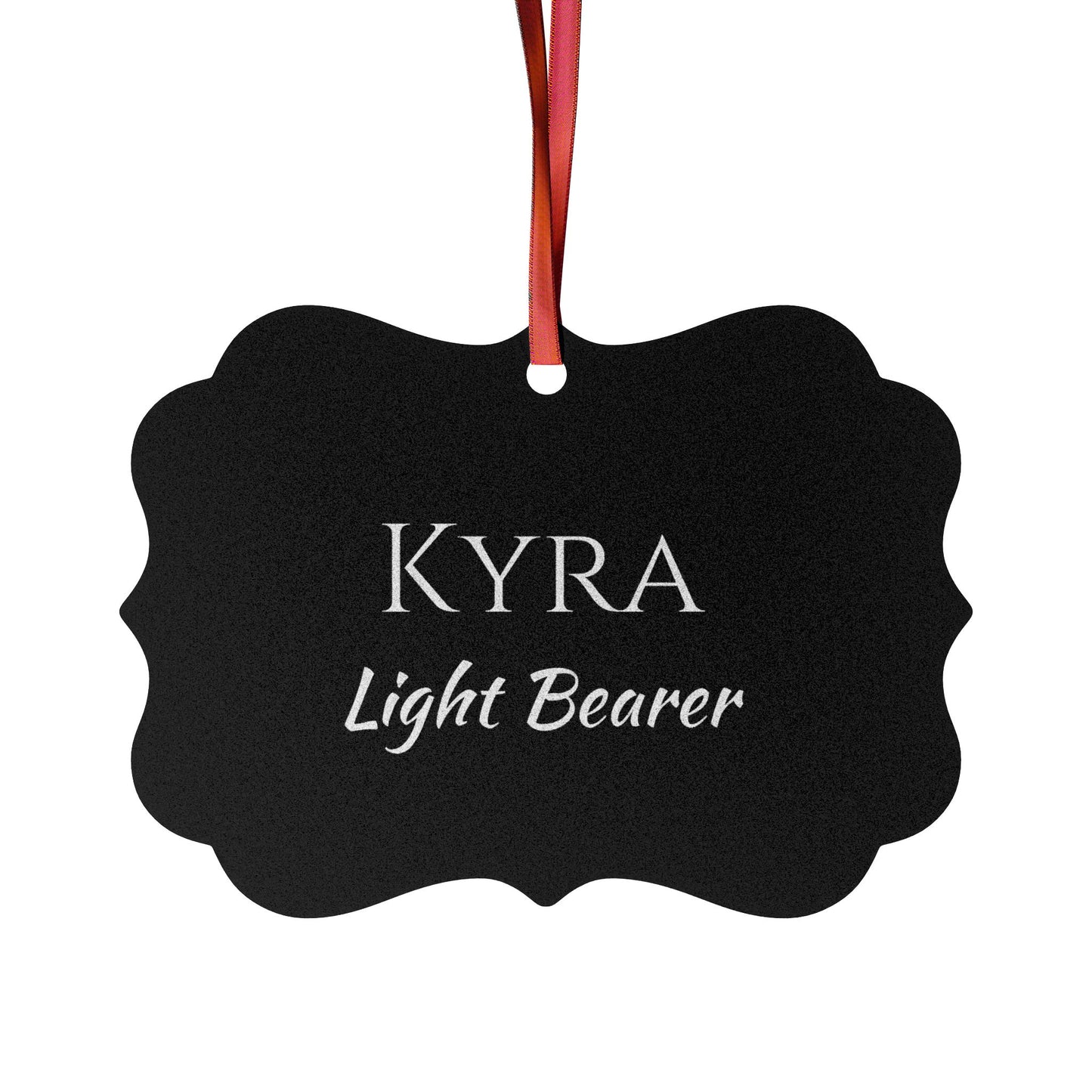 Kyra - Elegant Custom Name Meaning Ornament