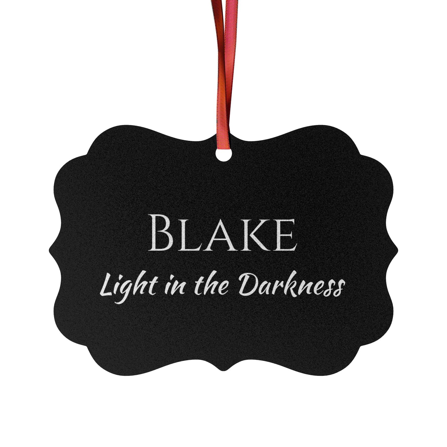 Blake - Elegant Custom Name Meaning Ornament