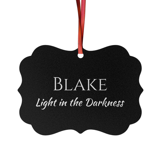 Blake - Elegant Custom Name Meaning Ornament