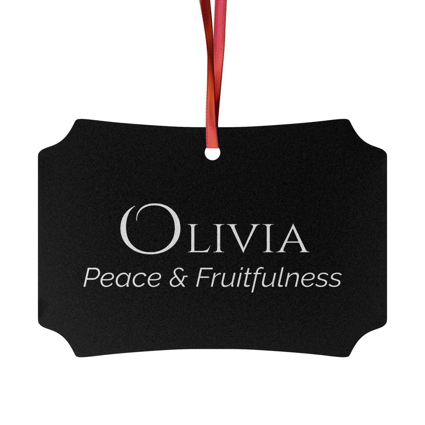 Olivia - Elegant Custom Name Meaning Ornament