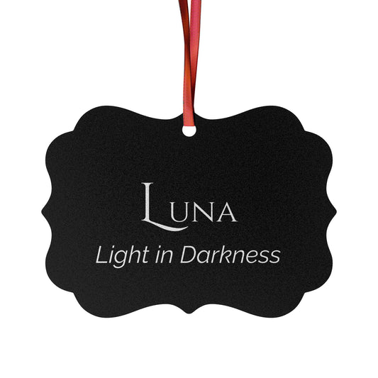Luna - Elegant Custom Name Meaning Ornament