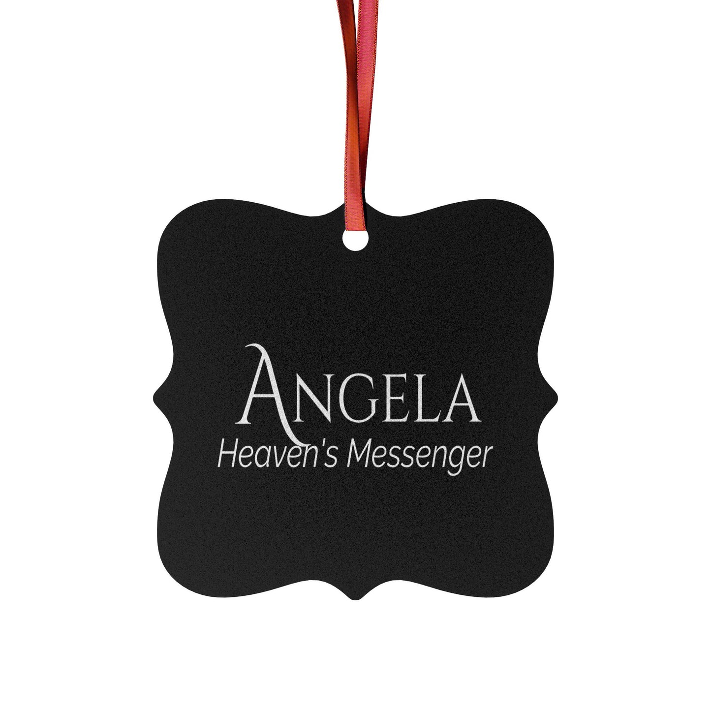 Angela - Elegant Custom Name Meaning Ornament
