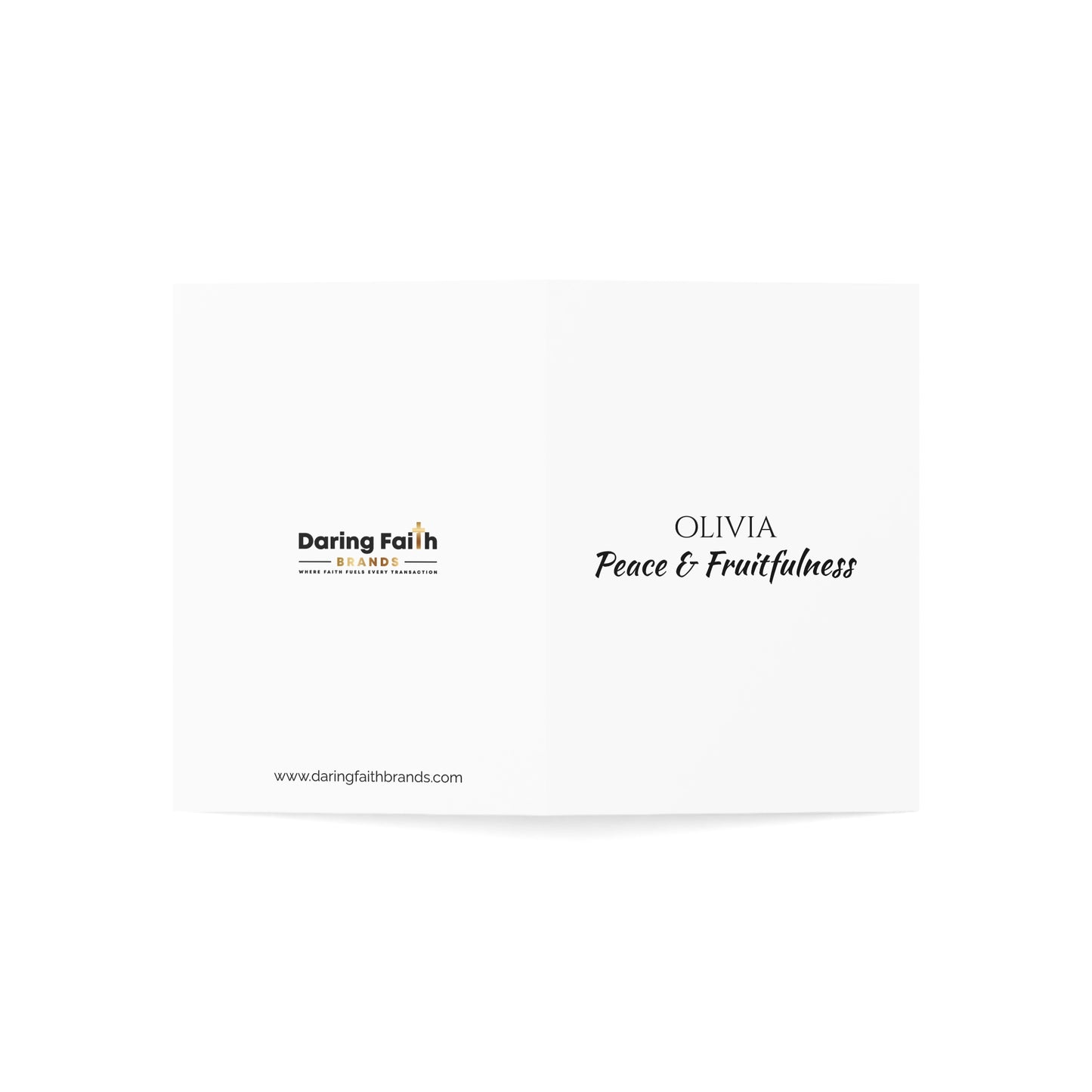 Olivia - Personalized Name Meaning Card with Poem