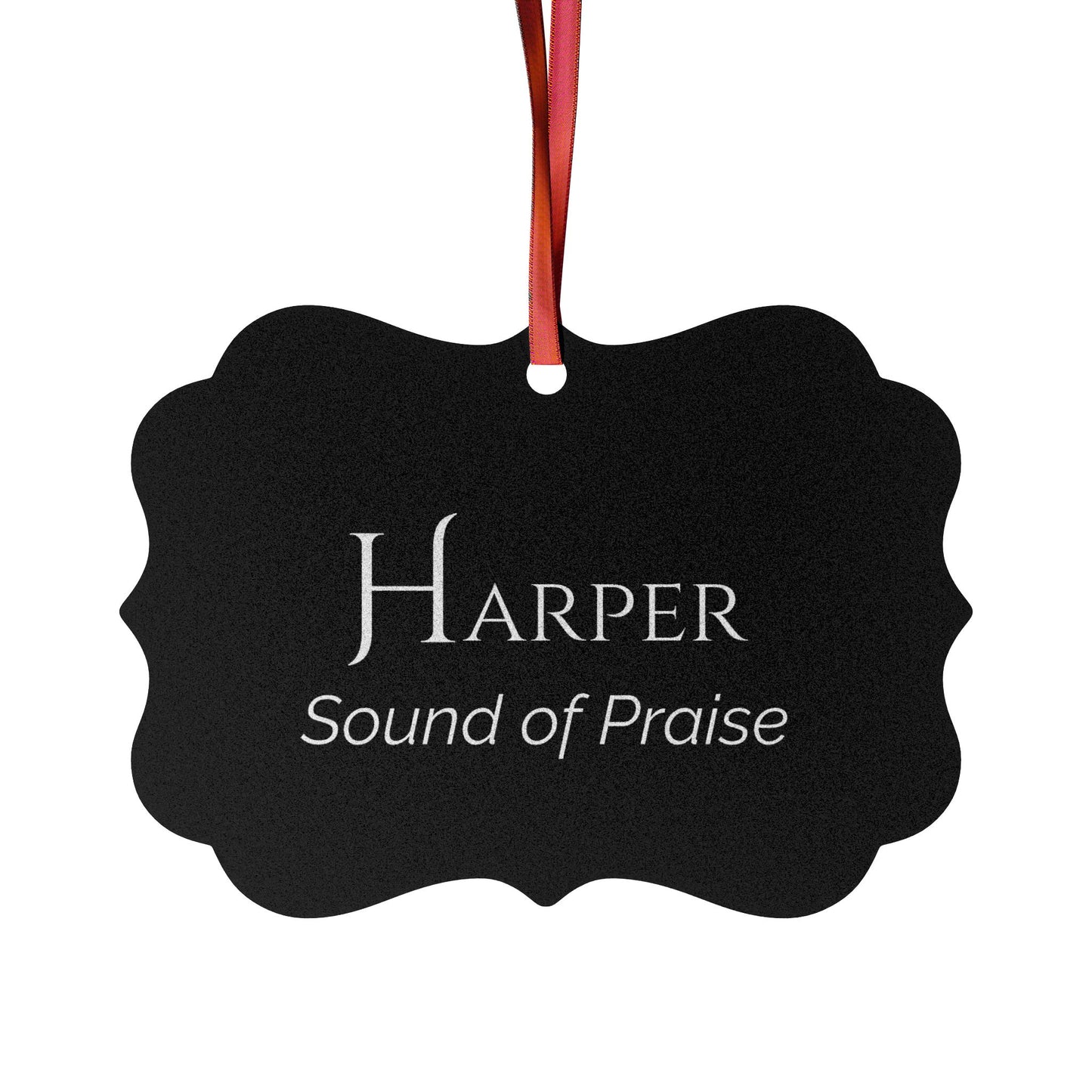 Harper - Elegant Custom Name Meaning Ornament
