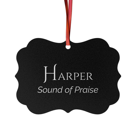 Harper - Elegant Custom Name Meaning Ornament