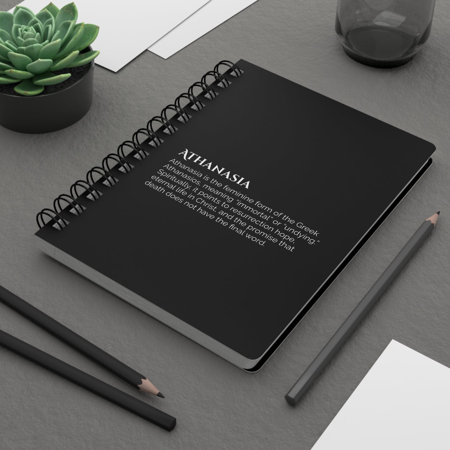 Athanasia - Custom Name Meaning Journal and Poem