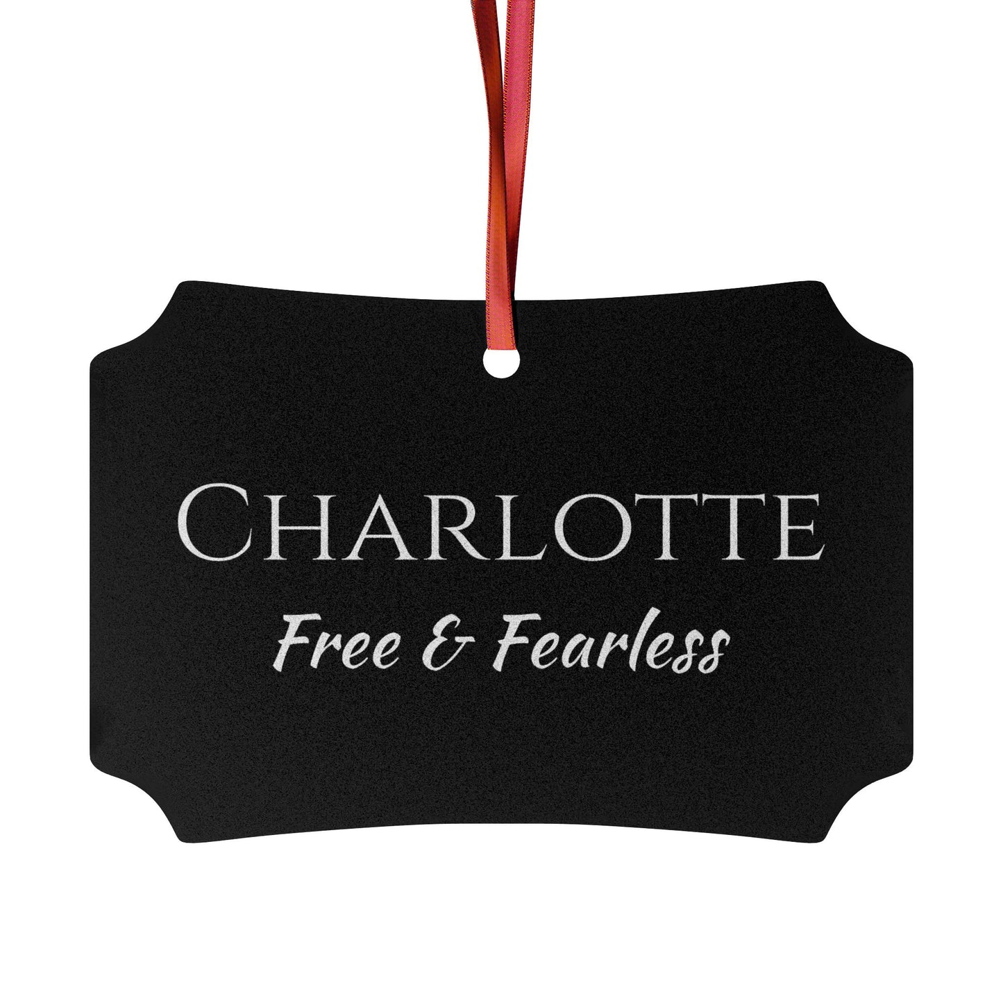 Charlotte - Elegant Custom Name Meaning Ornament