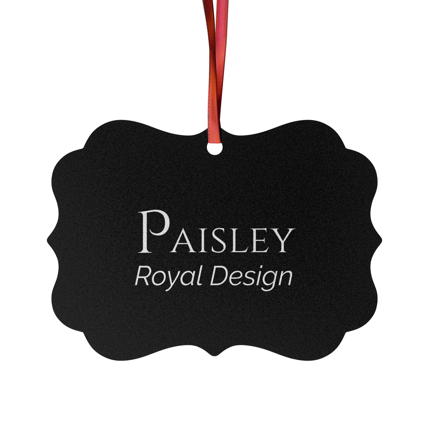 Paisley - Elegant Custom Name Meaning Ornament
