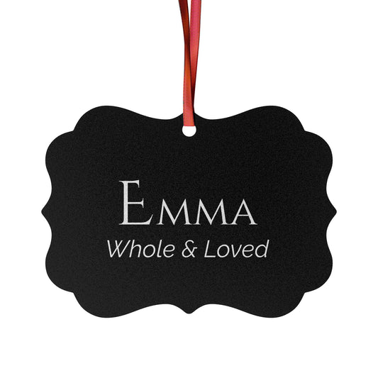 Emma - Elegant Custom Name Meaning Ornament