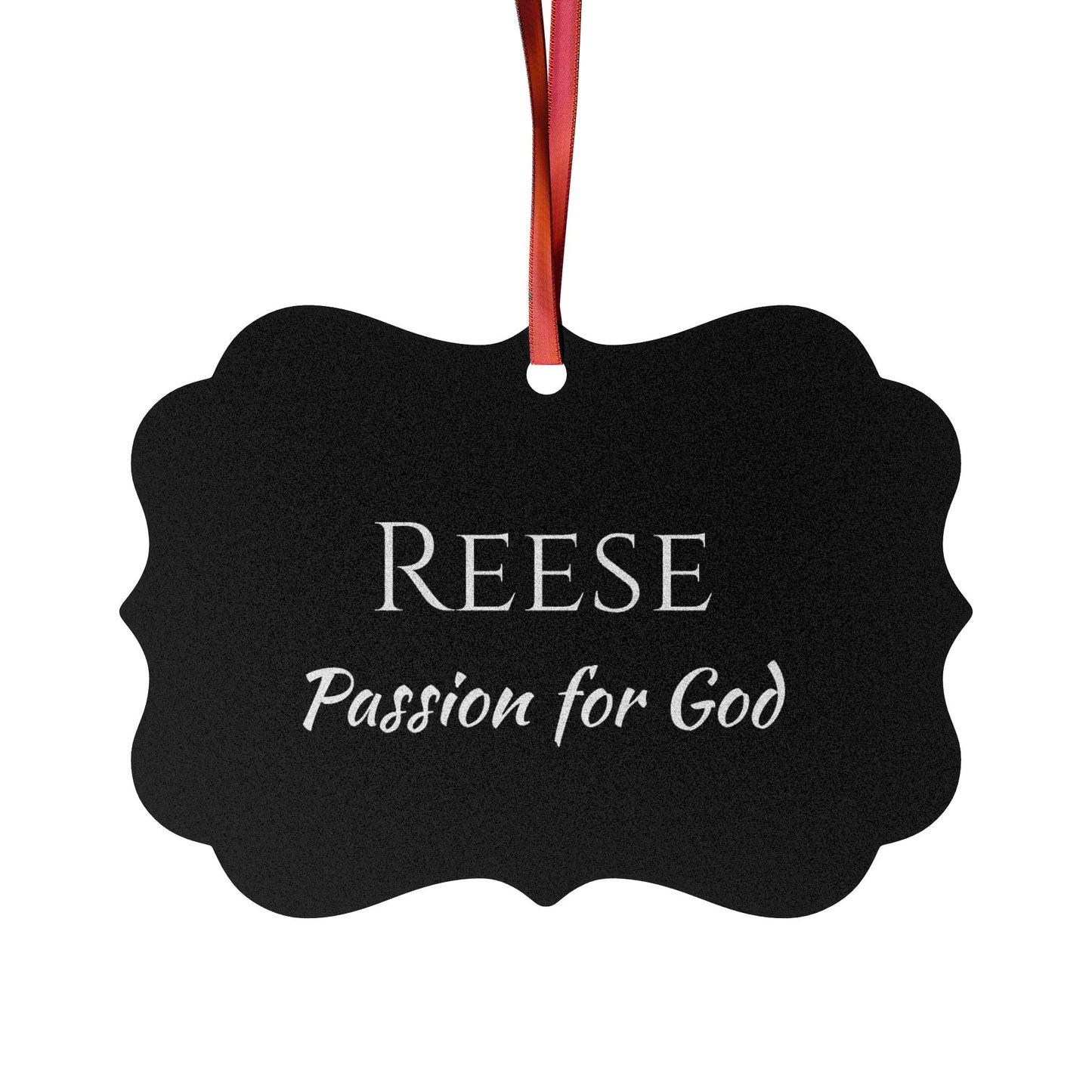 Reese - Elegant Custom Name Meaning Ornament