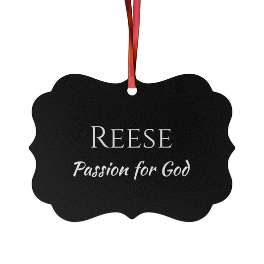 Reese - Elegant Custom Name Meaning Ornament