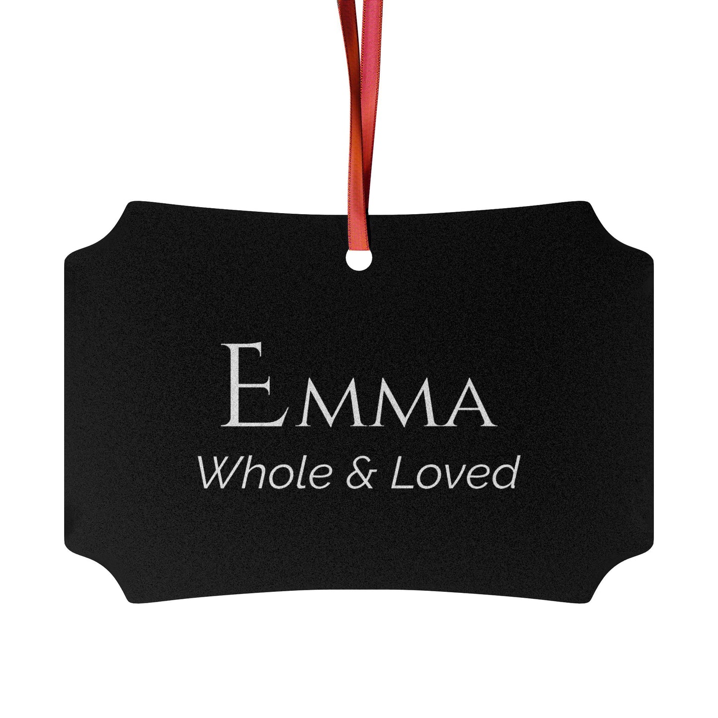 Emma - Elegant Custom Name Meaning Ornament