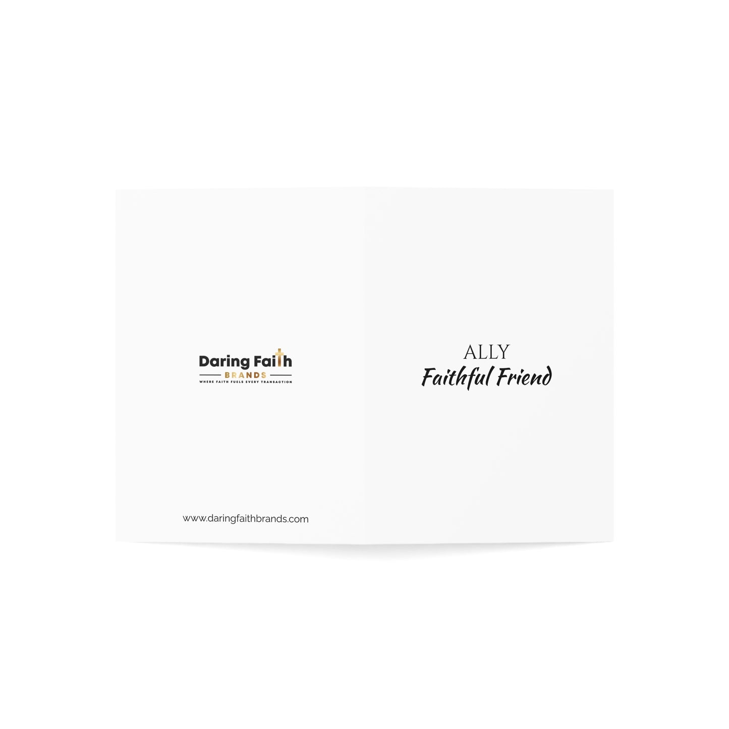 Ally - Personalized Name Meaning Card with Poem