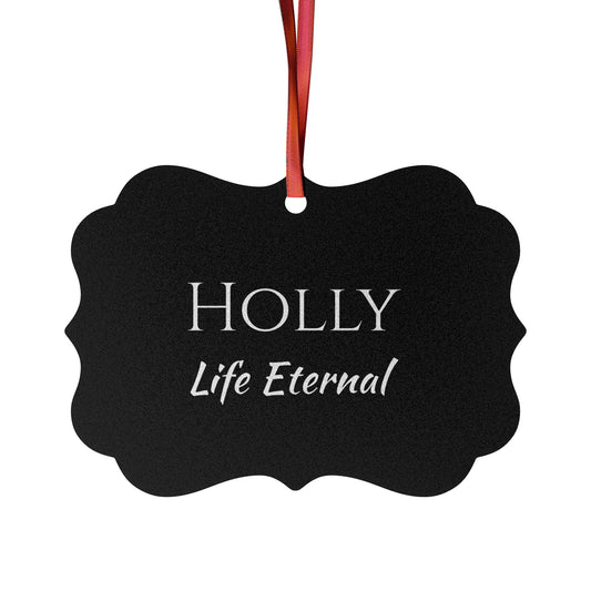 Holly - Elegant Custom Name Meaning Ornament