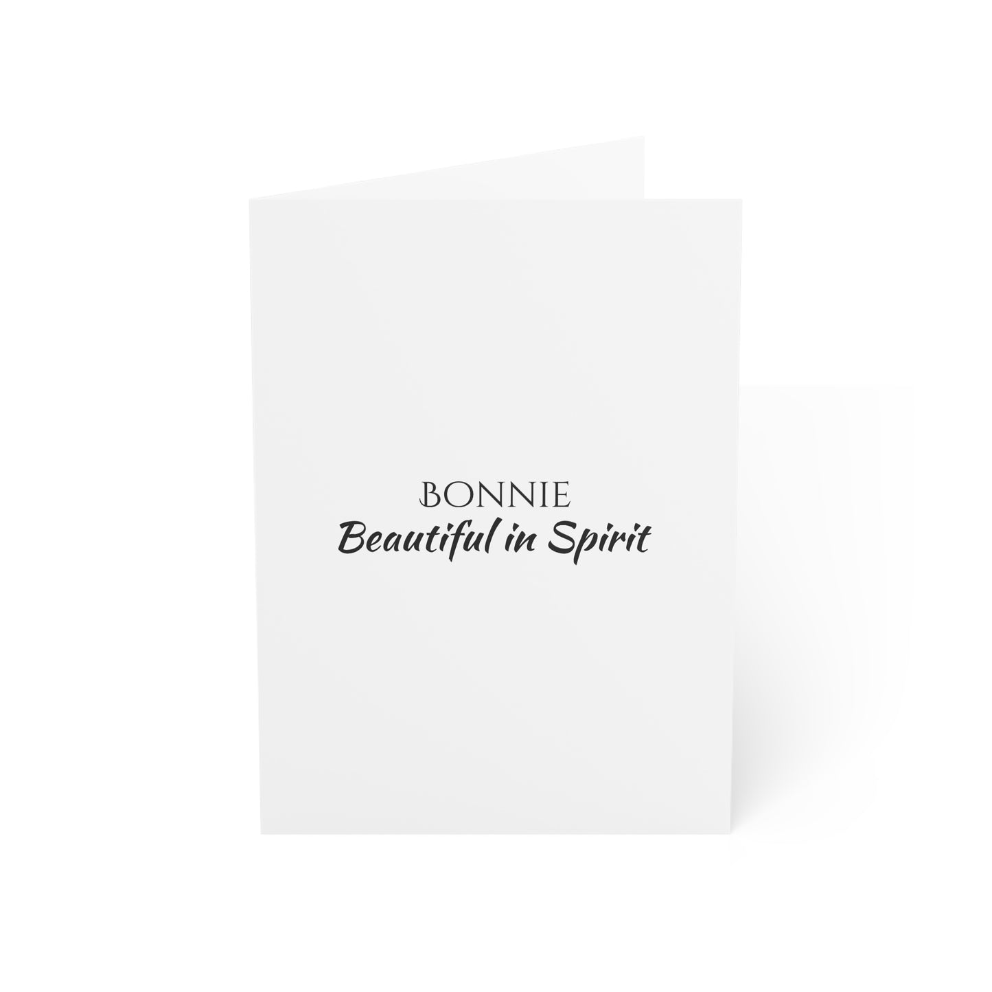 Bonnie - Personalized Name Meaning Card with Poem