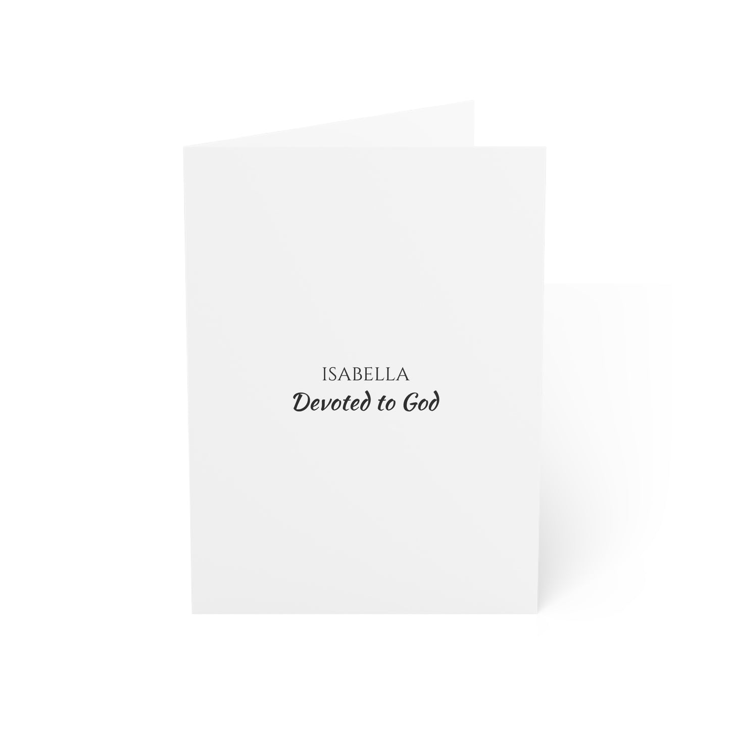 Isabella - Personalized Name Meaning Card with Poem