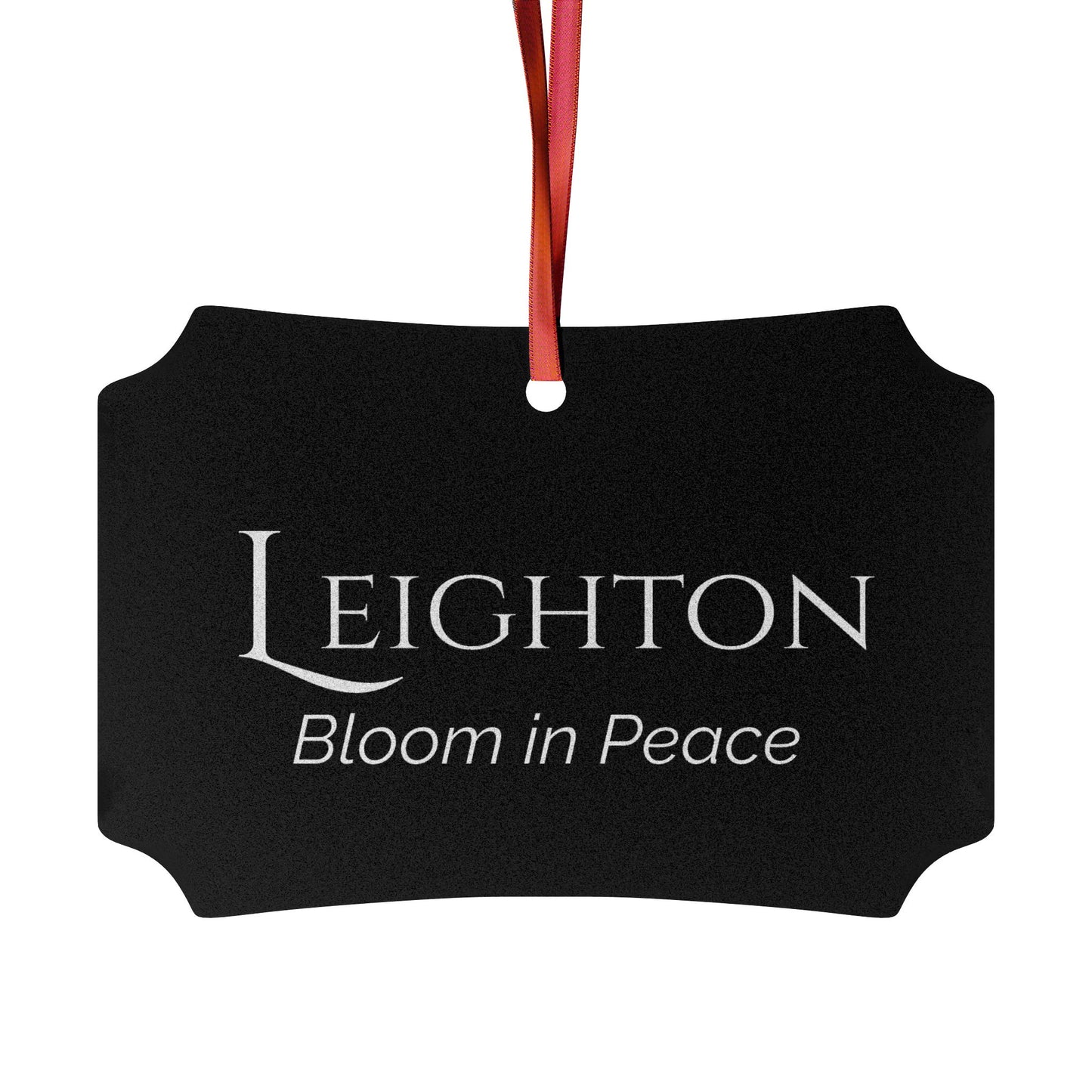 Leighton - Elegant Custom Name Meaning Ornament