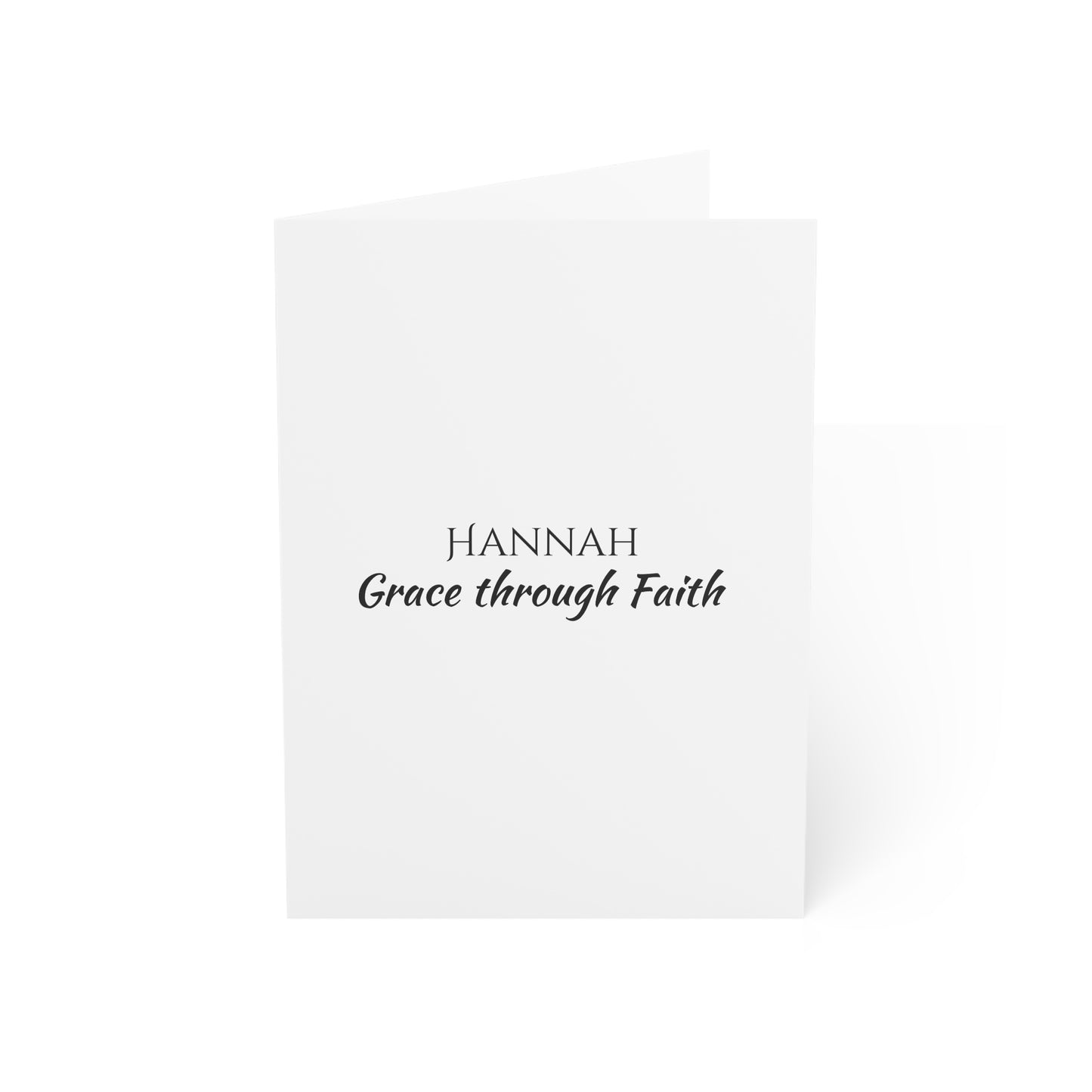 Hannah - Personalized Name Meaning Card with Poem