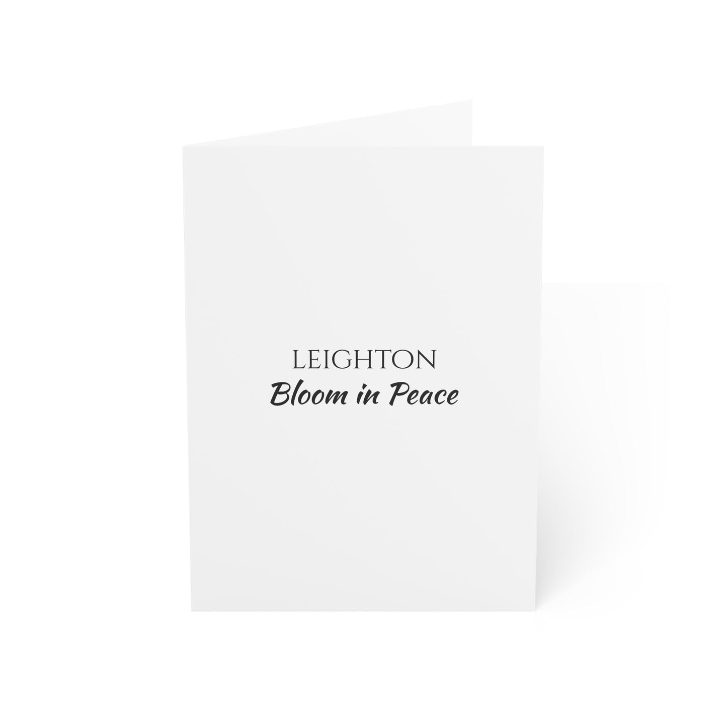 Leighton - Personalized Name Meaning Card with Poem