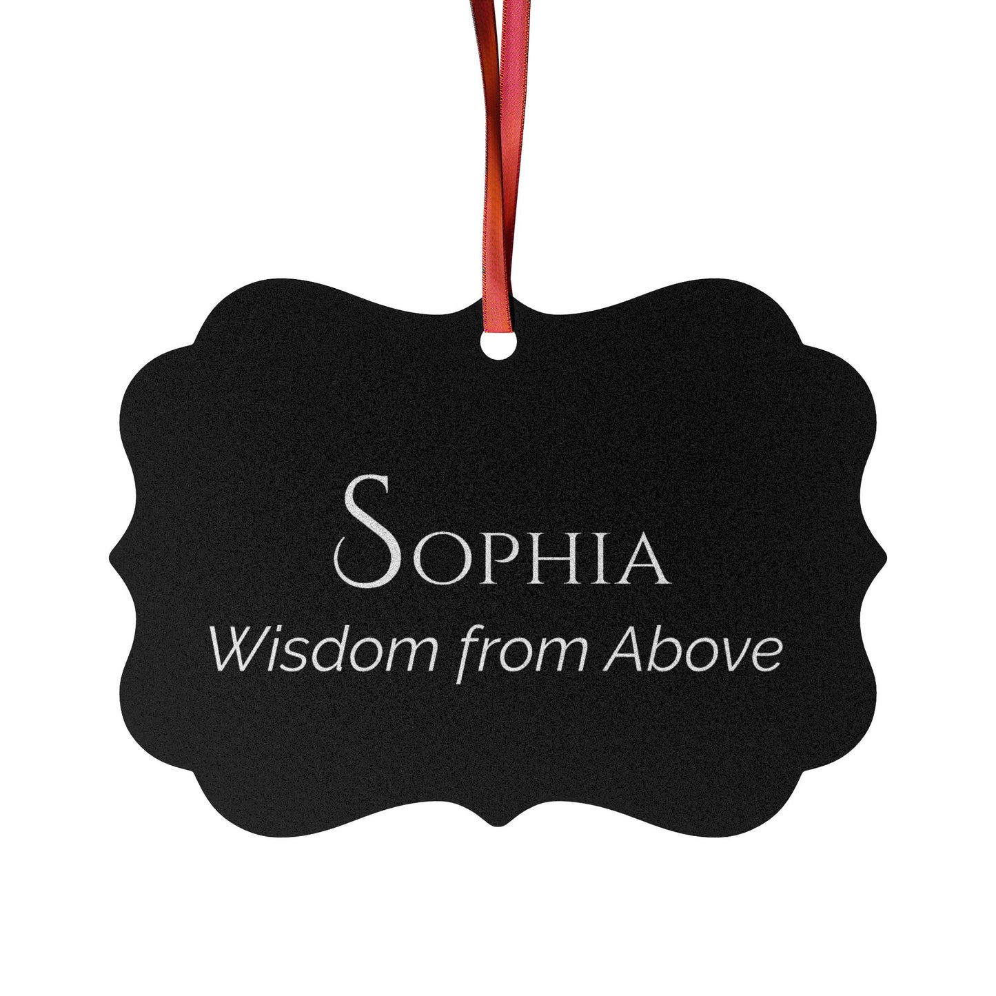 Sophia - Elegant Custom Name Meaning Ornament