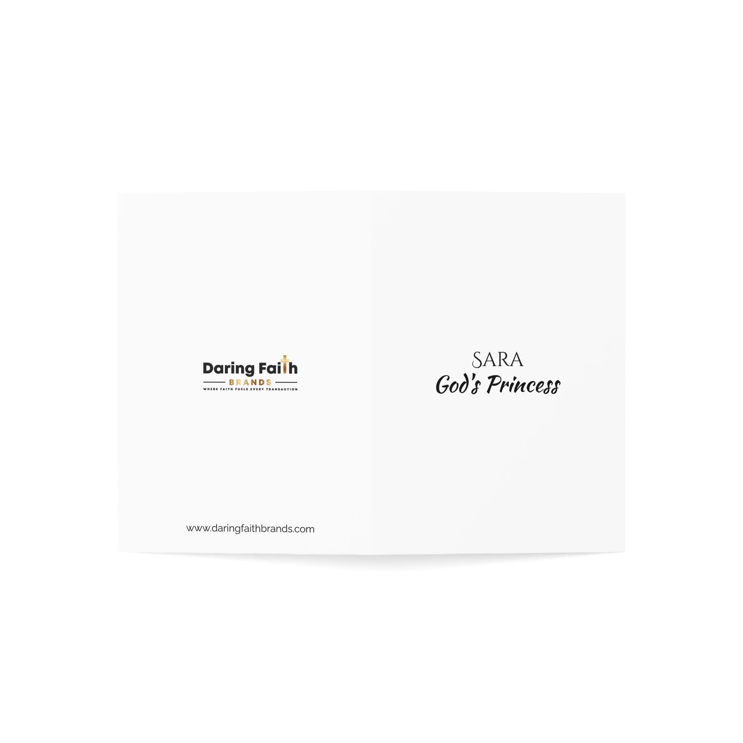 Sara - Personalized Name Meaning Card with Poem