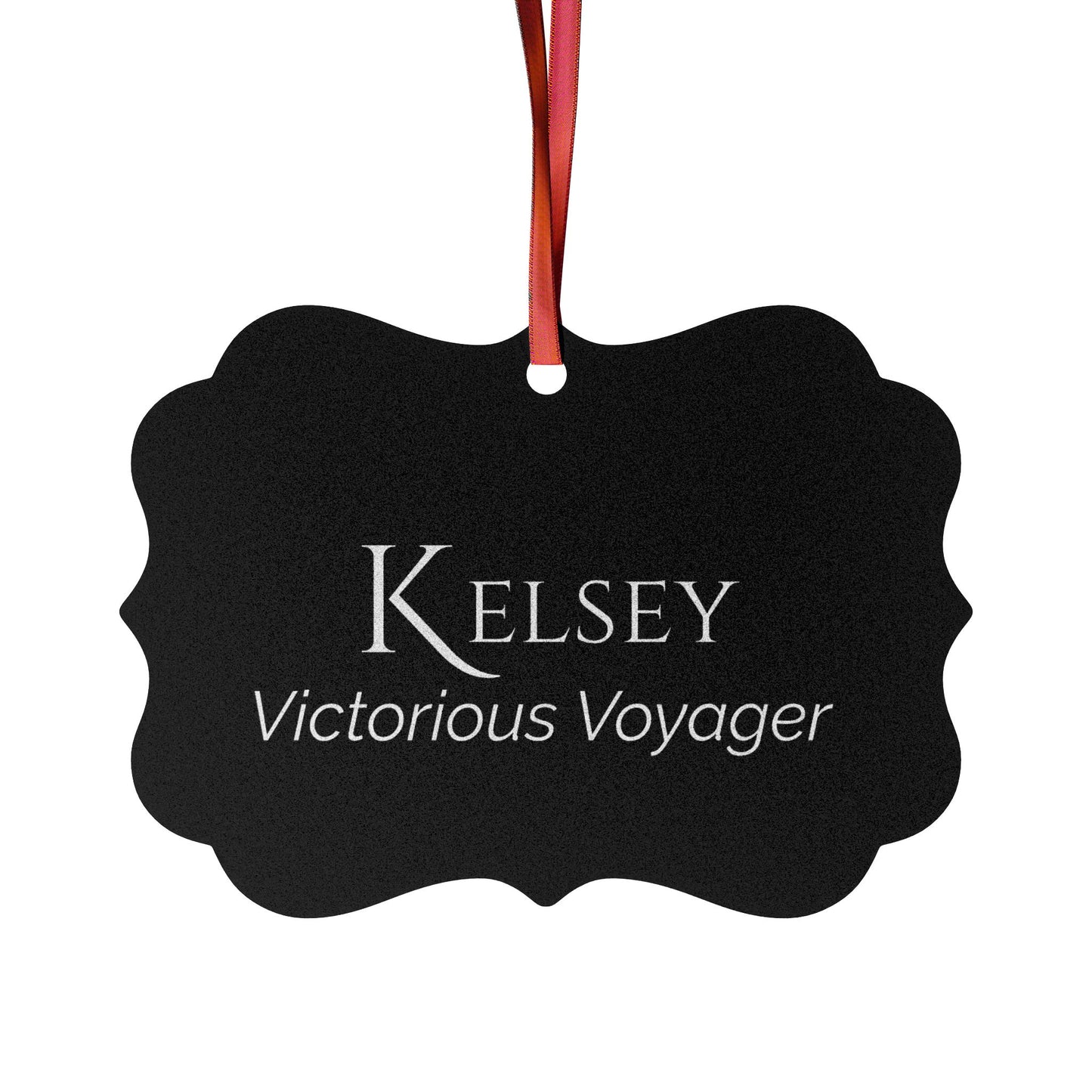 Kelsey - Elegant Custom Name Meaning Ornament