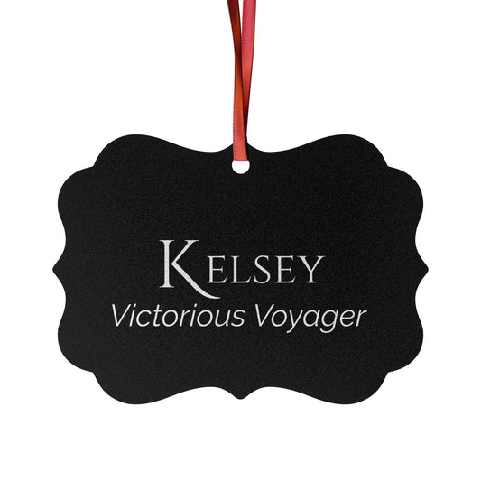 Kelsey - Elegant Custom Name Meaning Ornament