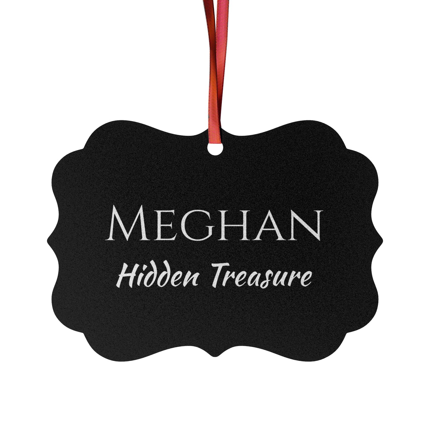 Meghan - Elegant Custom Name Meaning Ornament