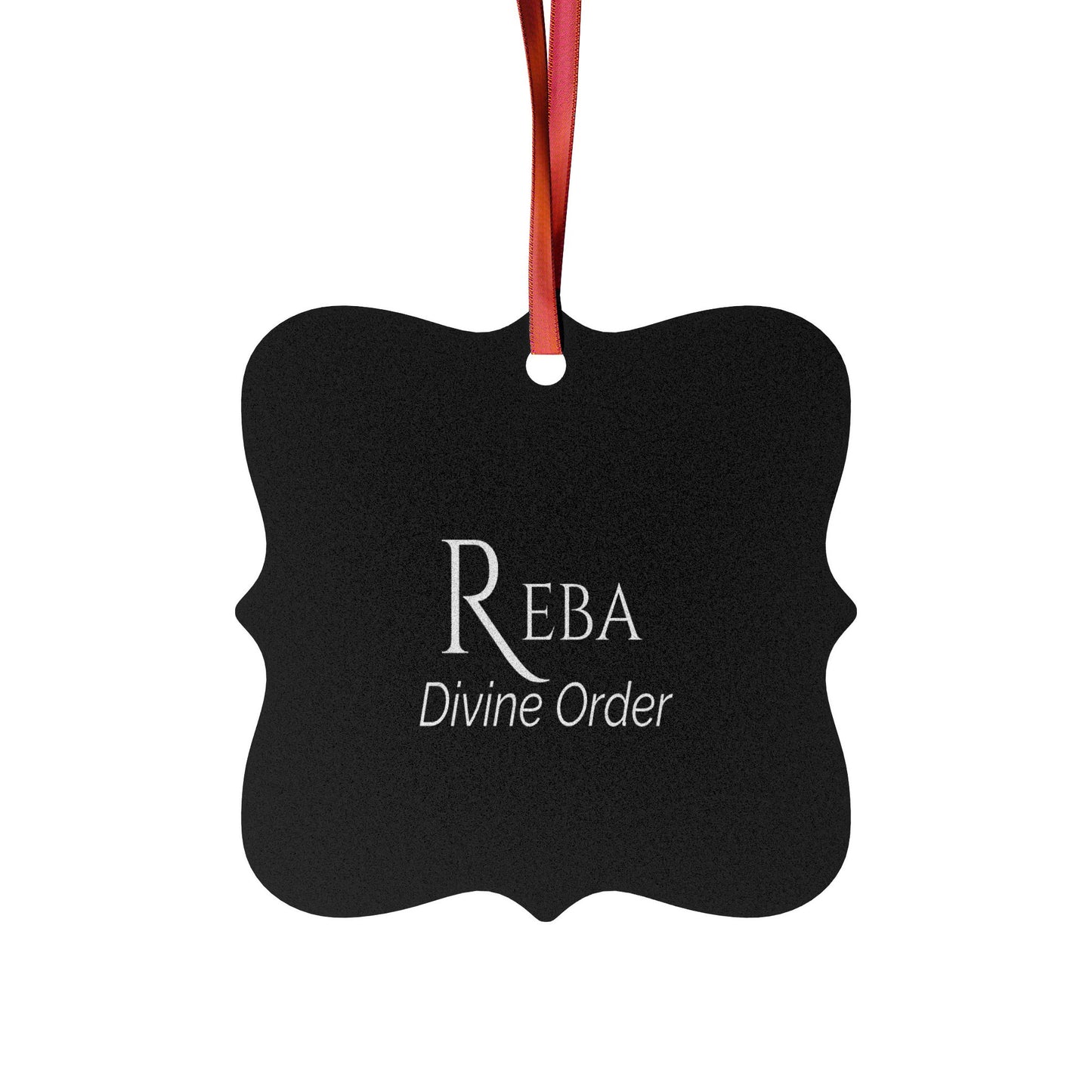 Reba - Elegant Custom Name Meaning Ornament