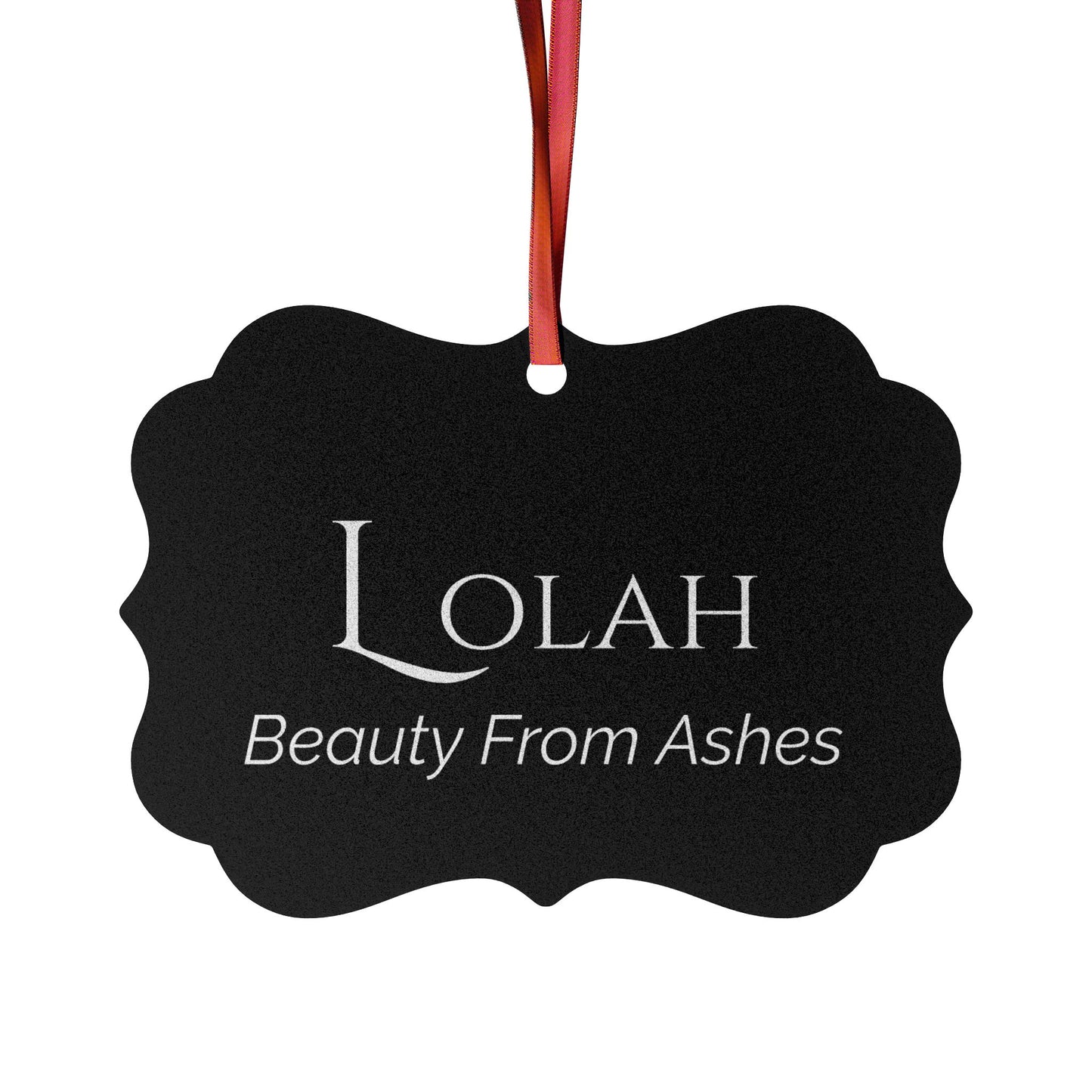 Lolah - Elegant Custom Name Meaning Ornament