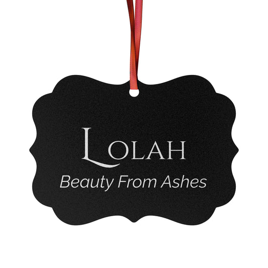 Lolah - Elegant Custom Name Meaning Ornament