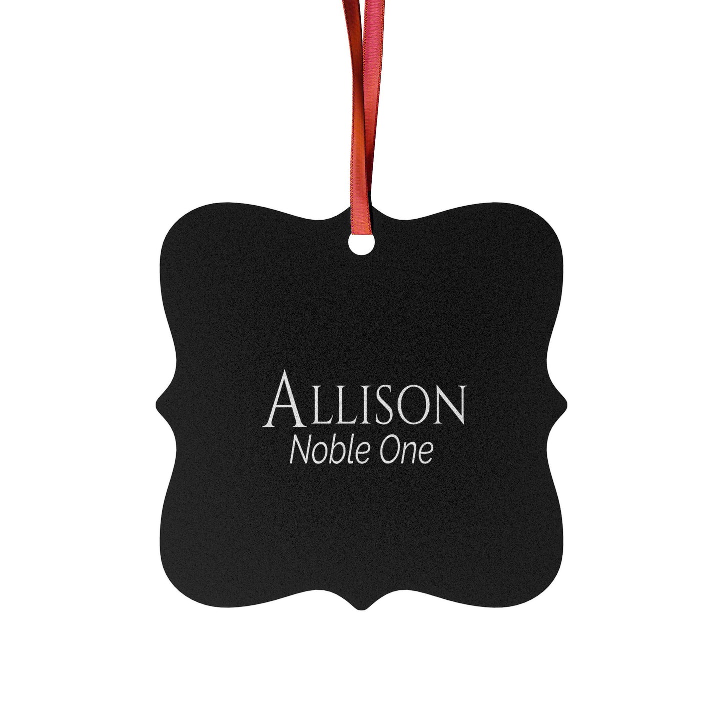 Allison - Elegant Custom Name Meaning Ornament